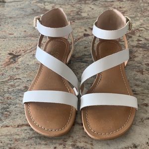 Franco Sarto white sandals